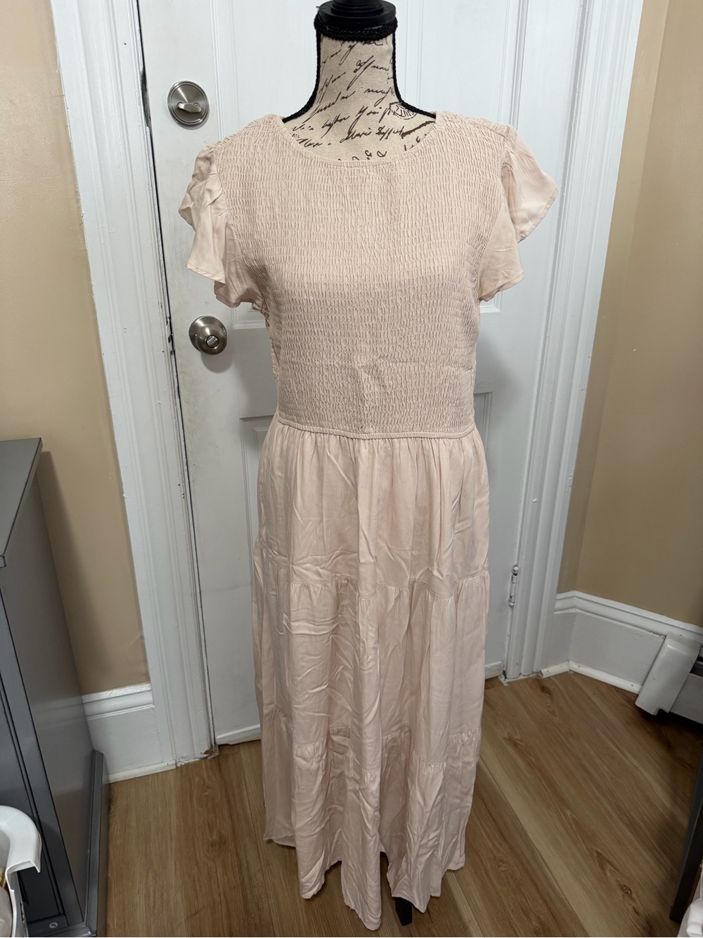 Zesica Blush Pink Textured Top